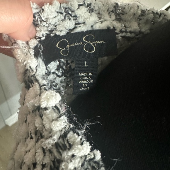 Jessica Simpson Chunky Cropped Sweater Size Large - Picture 3 of 5